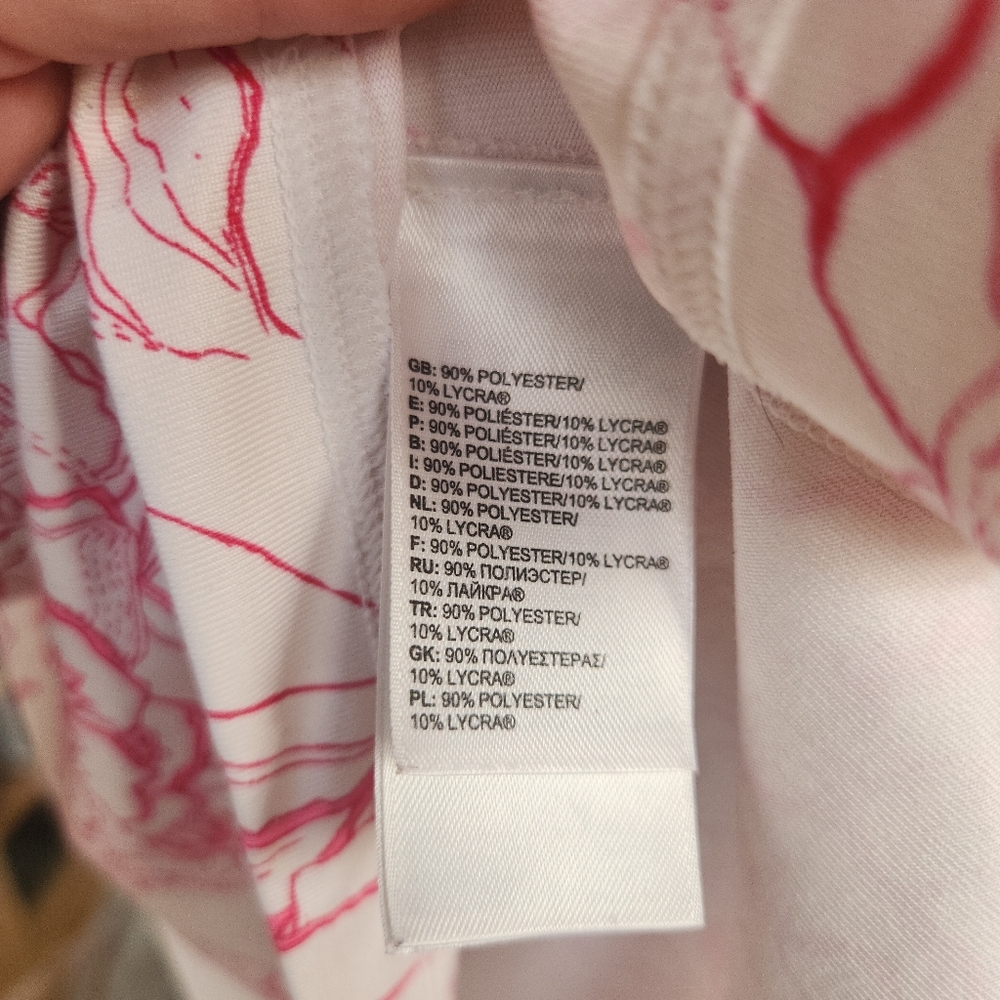 The North Face Floral Racerback Athletic Tank | Built In Bra Tennis Pickleball M - Picture 8 of 8